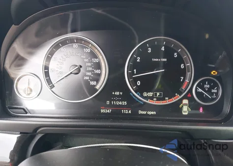 2013 BMW 528I xDrive из США, поврежденный, VIN WBAXH5C52DD107977